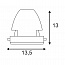 Интерьерный светильник  AIXLIGHT PRO COB LED MODULE MEAT, 115243 SLV